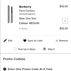 BURBERRY face contour pen - Med 01